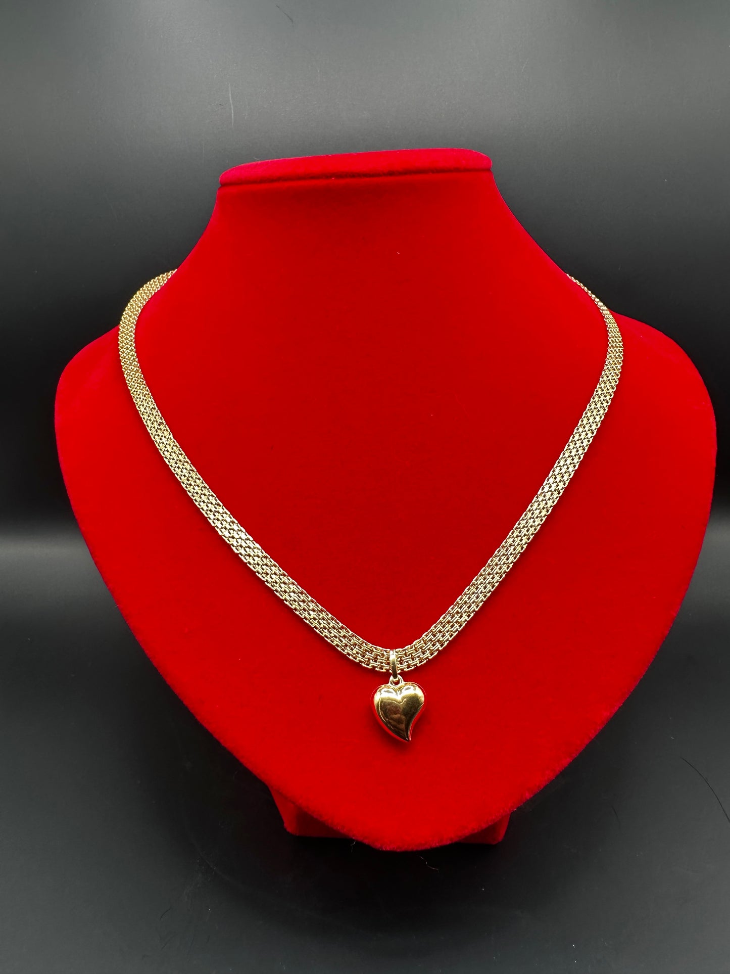 CHAIN BISMARK + Heart Pendant